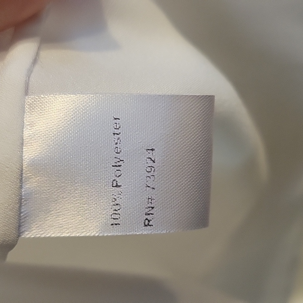 Waterfall Ruffle Crepe de Chine Blouse - Picture 5 of 7